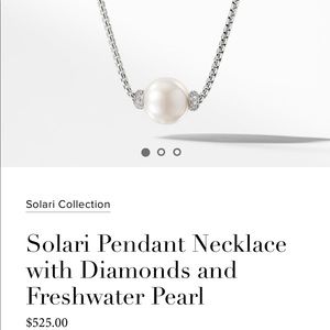 David Yurman Pearl Necklace